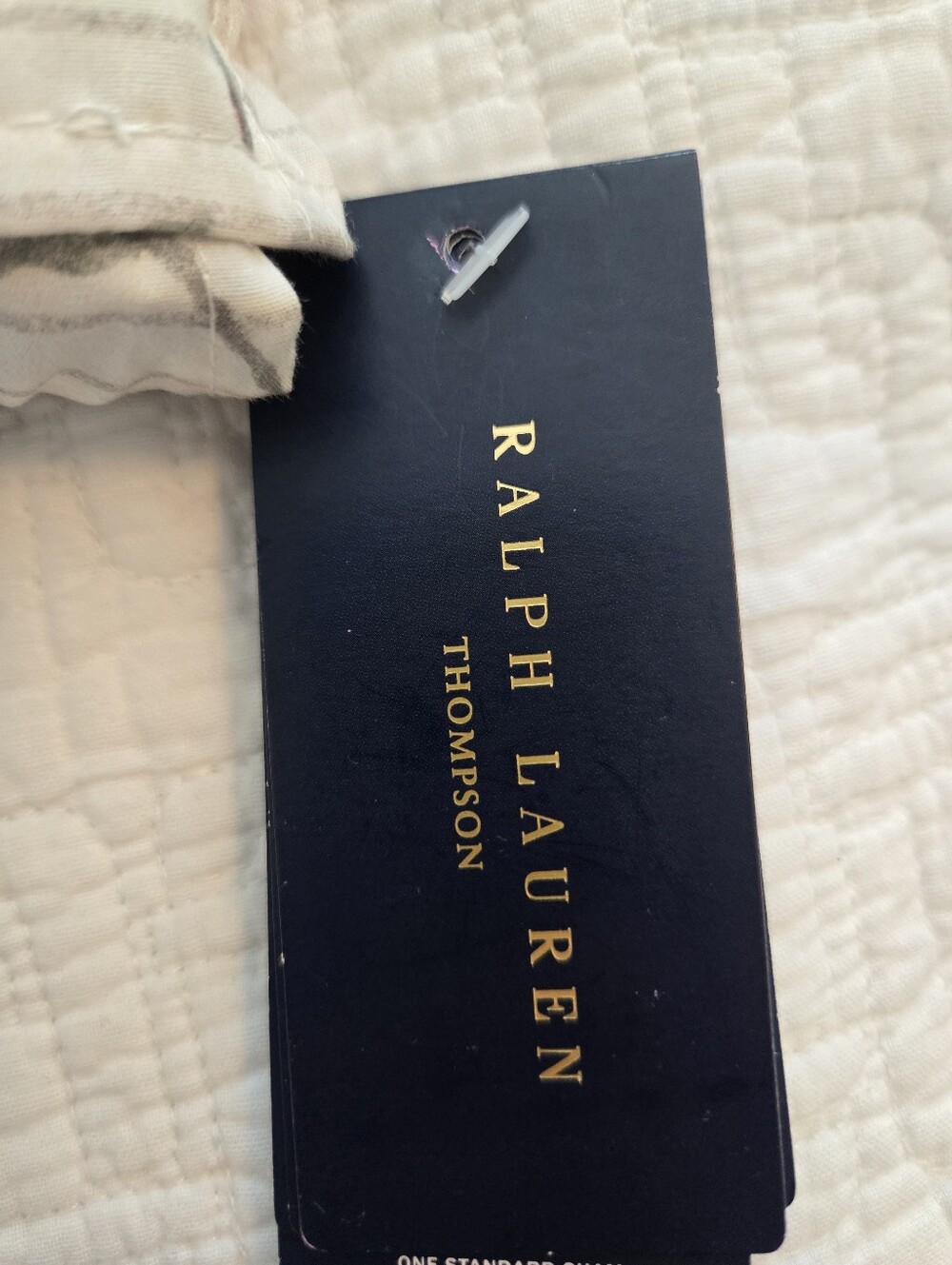 Ralph Lauren Thompson Pattern, 2 Standard Pillow Shams, $370 - Picture 6 of 7